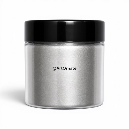 Metallic Silver Mica Floating Pigment Powder