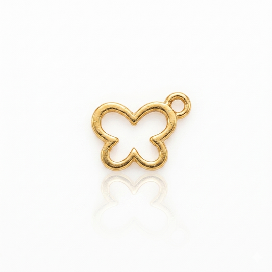 Delicate Butterfly Metal Charm (MC023)
