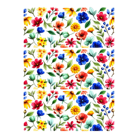 Flower UV DTF Sticker (UV161)