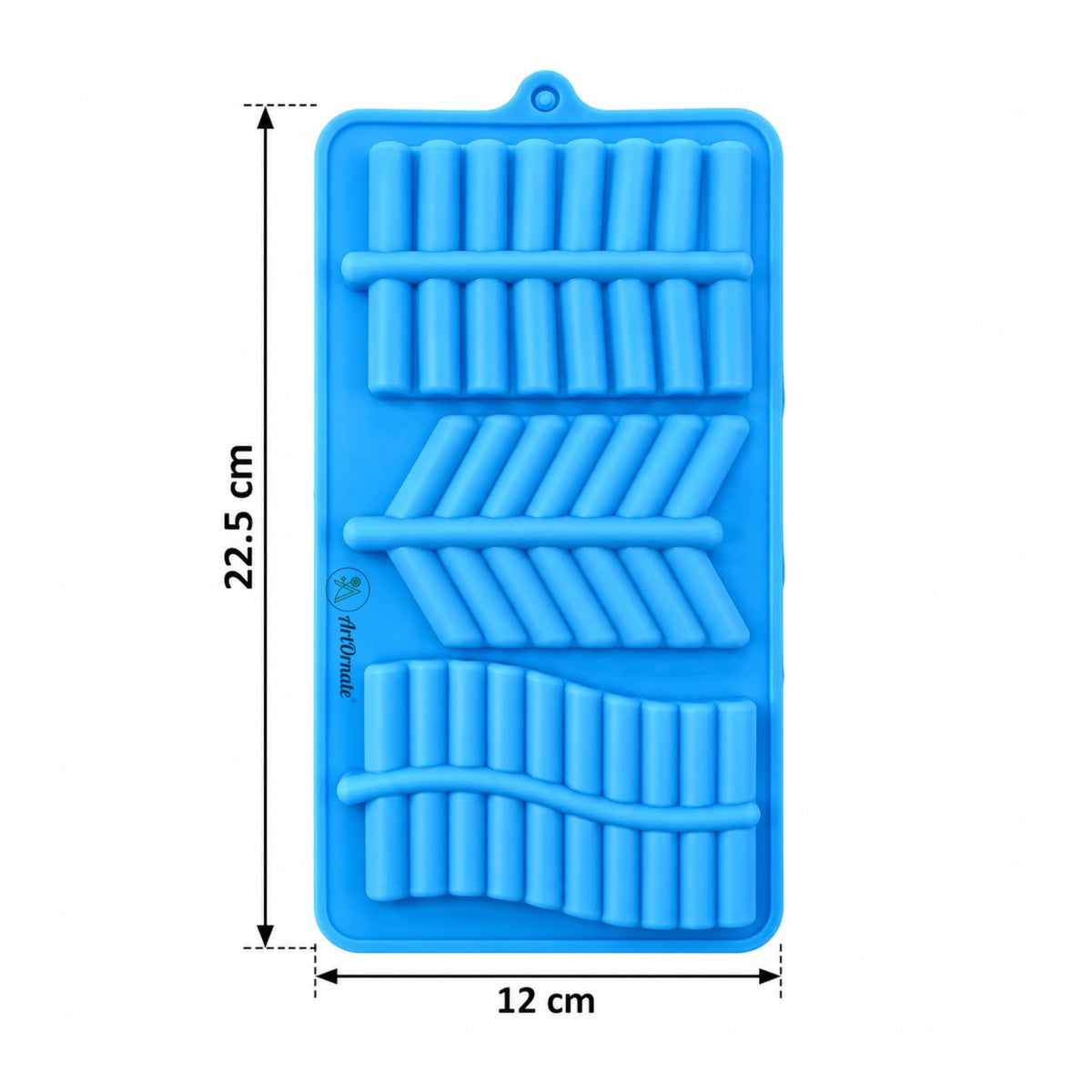 Loom festive silicone mould detail for candles and casting by ArtOrnate