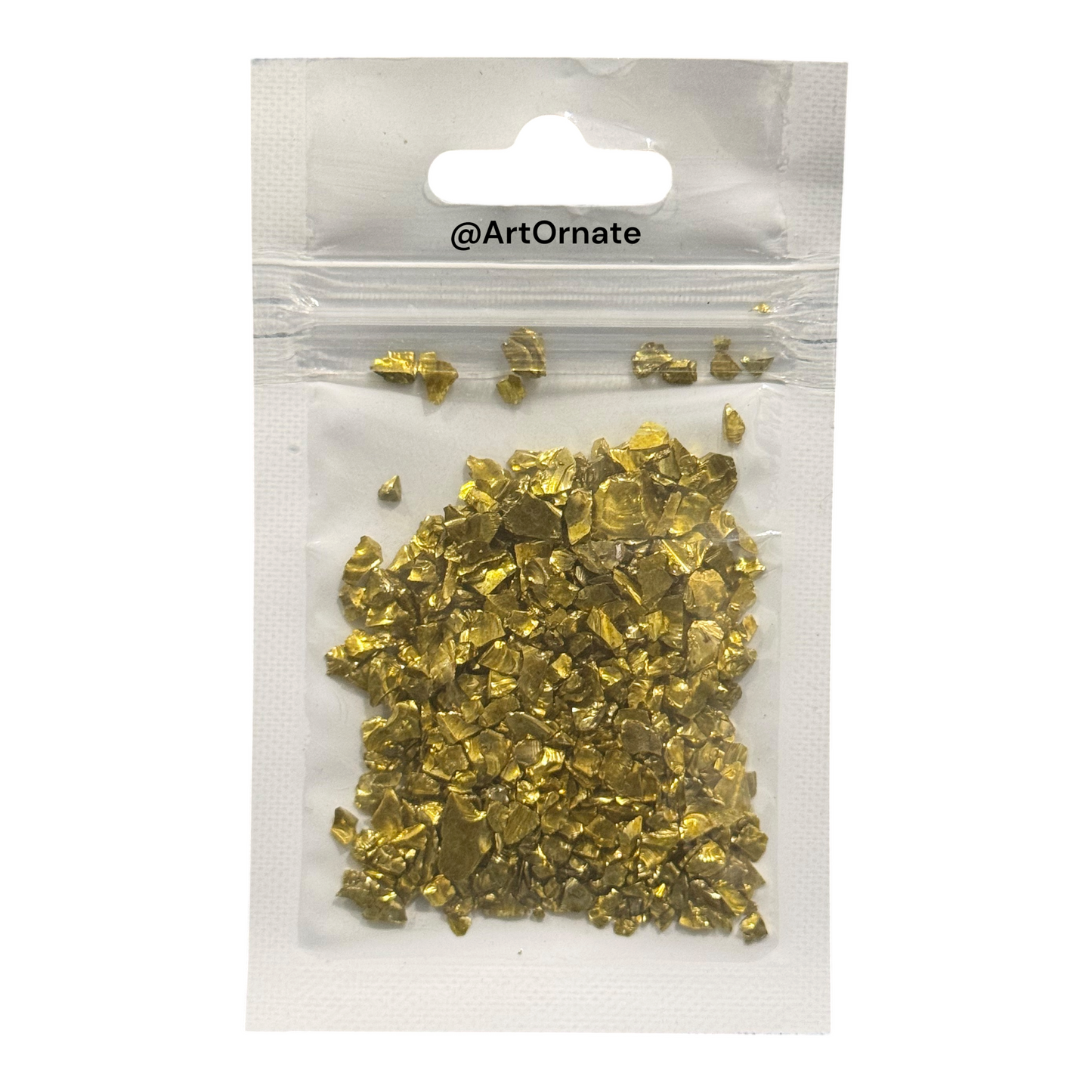 Champagne Gold Metallic Glass Granules (GRM005)