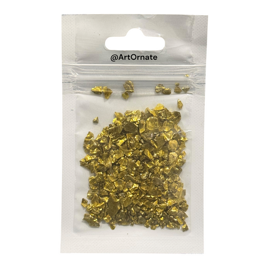 Champagne Gold Metallic Glass Granules (GRM005)