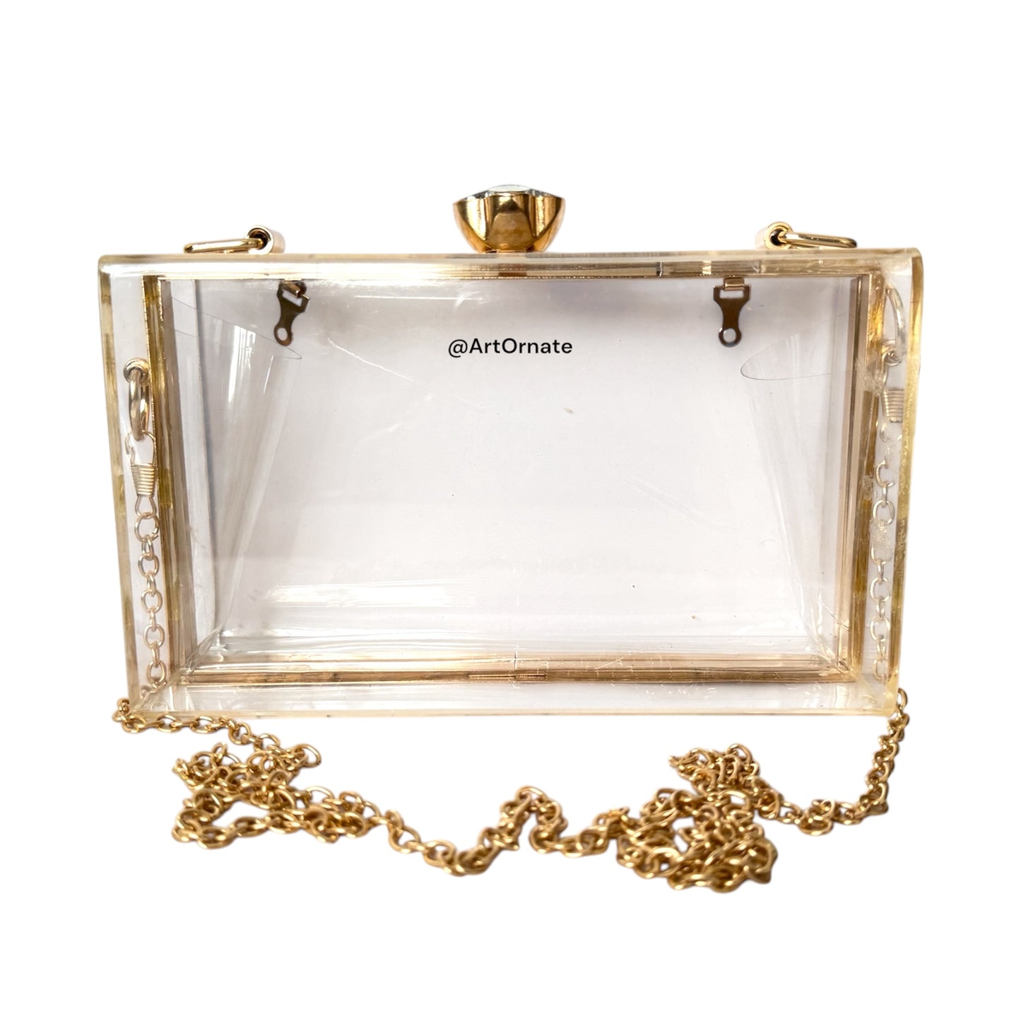 Transperent Acrylic Clutch - B