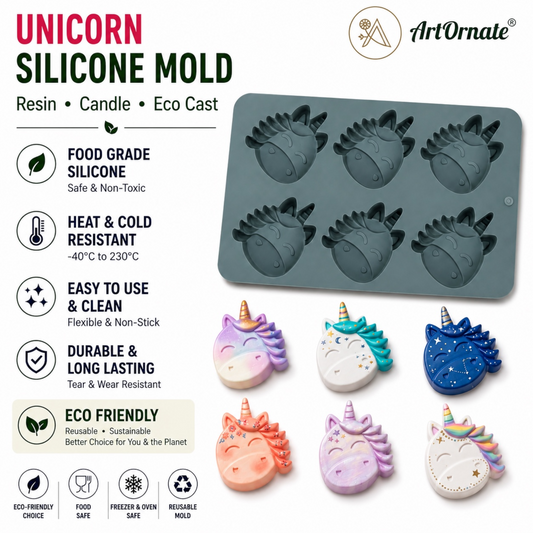 Unicorn Silicone Mould