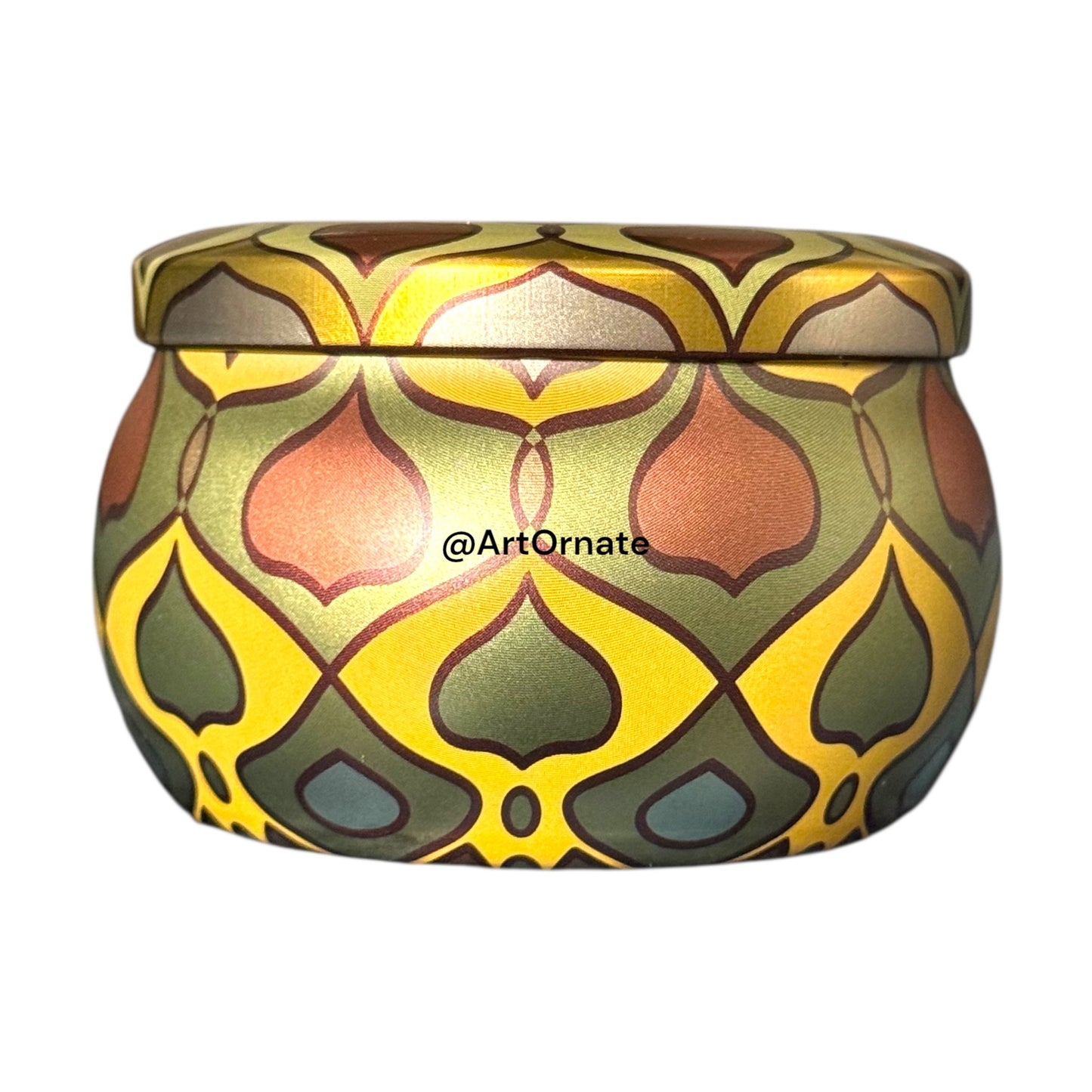Premium Candle Tin Jar – Durable, Heat-Resistant Metal Containers for Candle Making in India - E