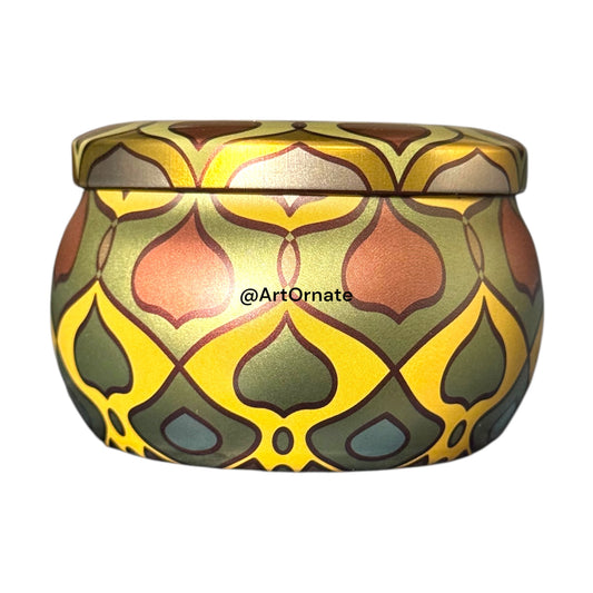 Premium Candle Tin Jar – Durable, Heat-Resistant Metal Containers for Candle Making in India - E