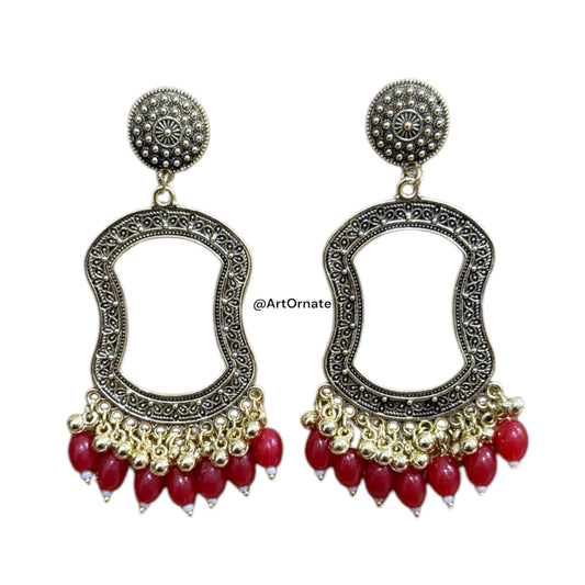 Resin Jhumka Earrings - J45