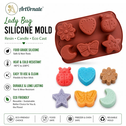 Lady Bug Tree Silicone Mould
