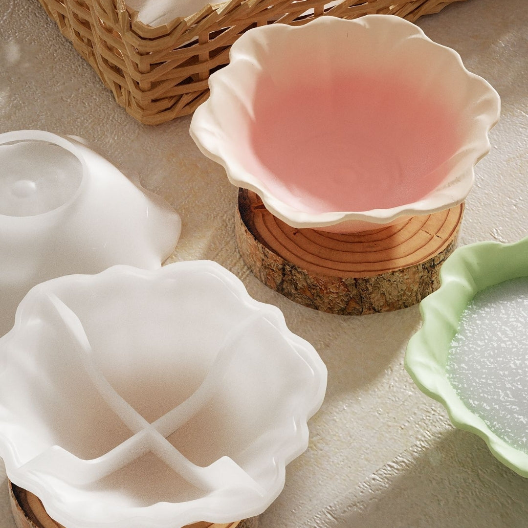 Buy lotus bowl silicone mould online India. Perfect for making Diwali diyas, floating candle bowls, and festive resin art gifts.