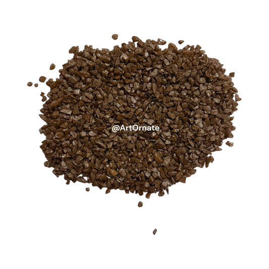 Brown quartz dyed stones for perfect earth like geode effects to premium quality resin art in india