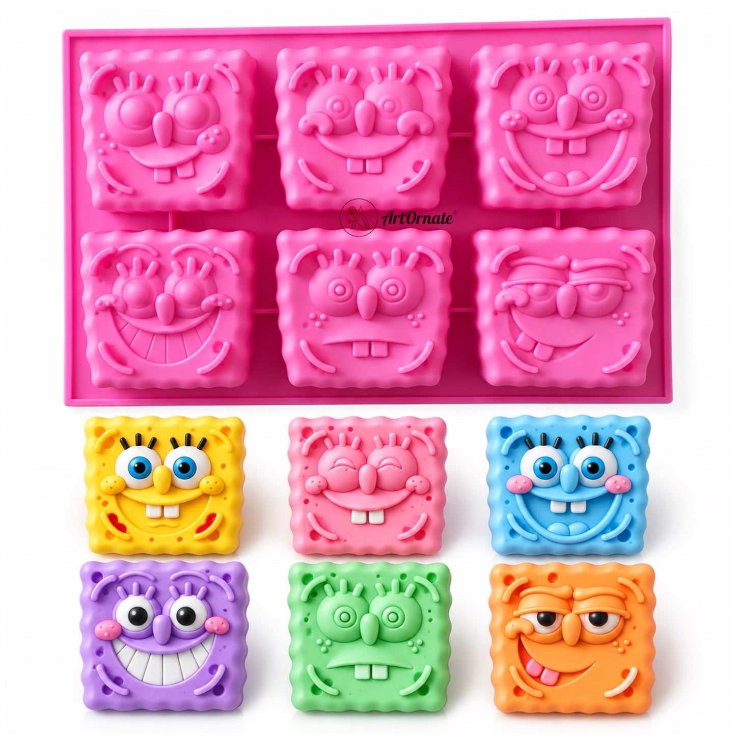 SpongeBob Silicone Mould