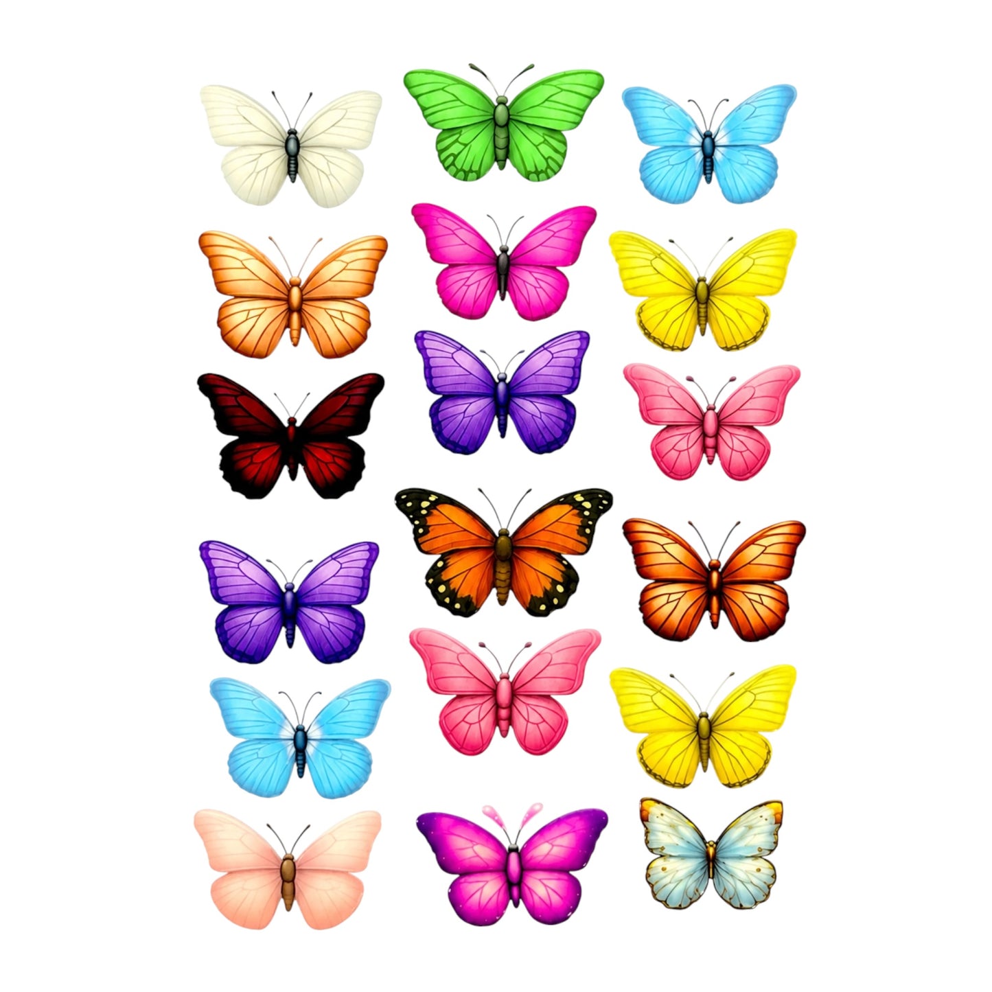 Butterfly UV DTF Sticker (UV087)