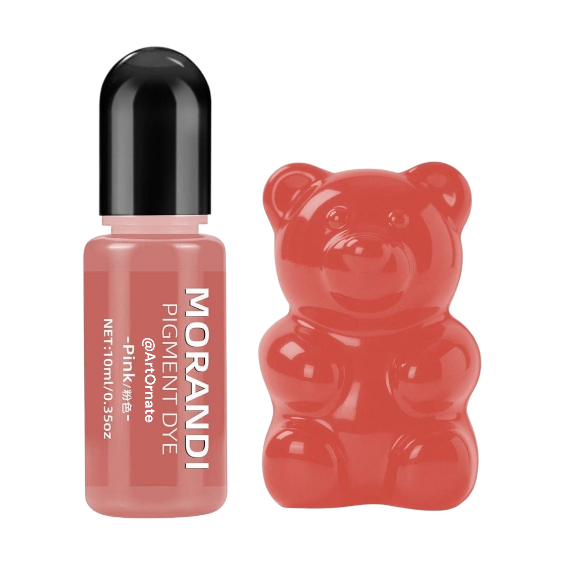 Morandi pink opaque resin pigment dye for epoxy and UV resin, ideal for resin jewellery, coasters, trays, keychains, and DIY resin art projects across India