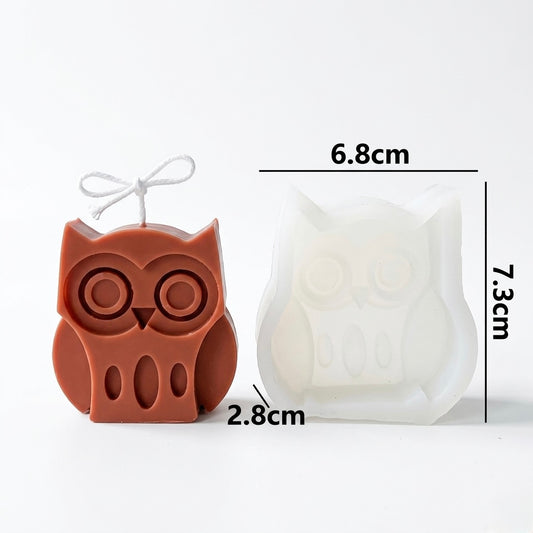 Premium owl silicone mould by ArtOrnate, ideal for casting epoxy resin showpieces and decorative candles.