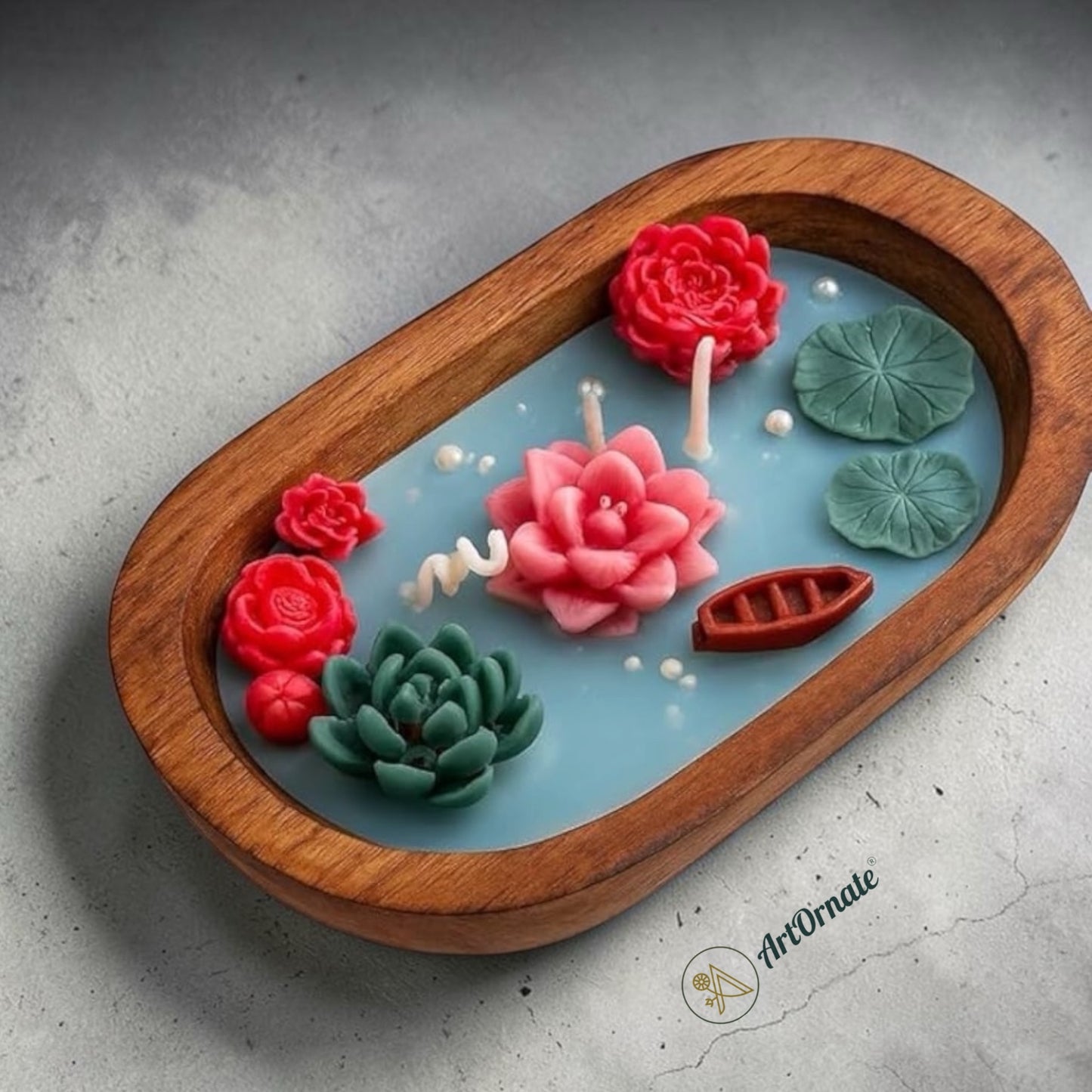 Lotus Pond Silicone Mould (40-23)
