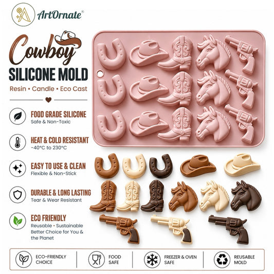 Cowboy Silicone Mould