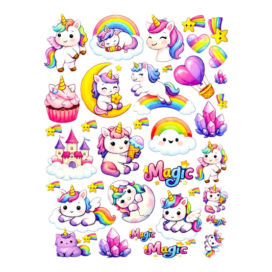 Unicorn UV DTF Sticker (UV101)