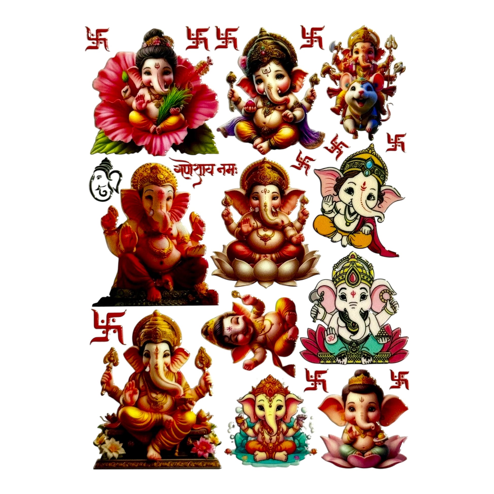 Durable UV DTF decals for resin art supplies and custom craft making.