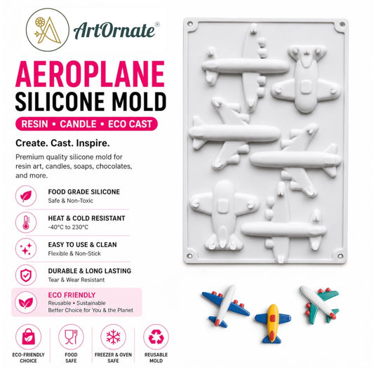 Aeroplane Silicone Mould