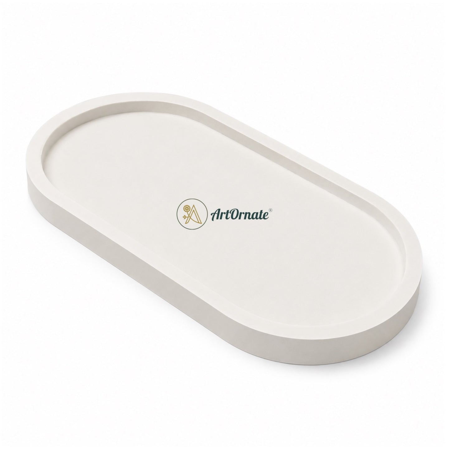 Oval Concrete Tray