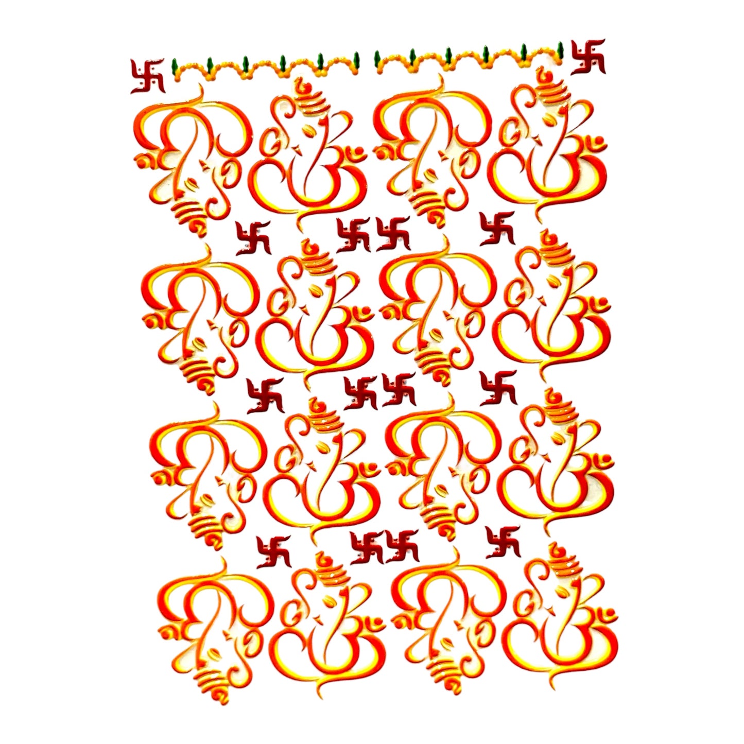 Premium UV DTF sticker sheet featuring intricate designs for epoxy resin casting.