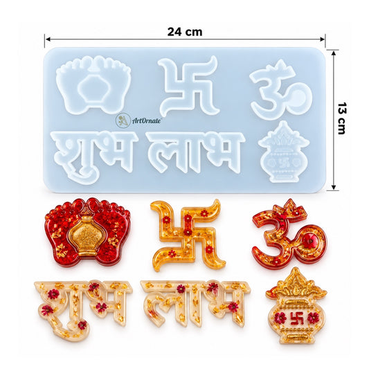 New Shubh Labh Silicone Mould