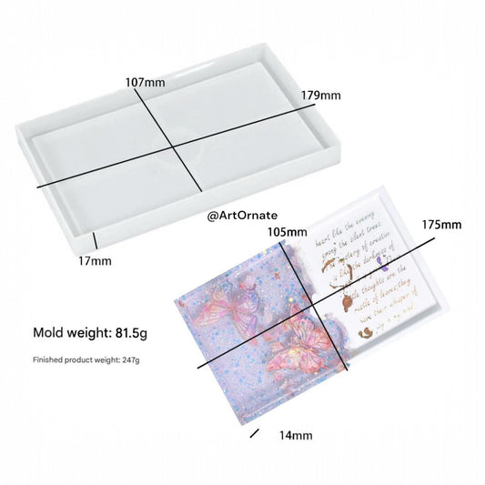Rectangle Trinket Tray Silicone Mould (SM1126)