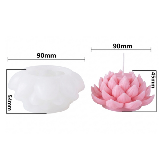 Lotus Candle Silicone Mould (103128)