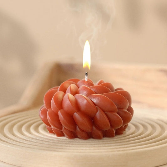 Dragon scale sphere silicone mould for candle making and resin art available at ArtOrnate