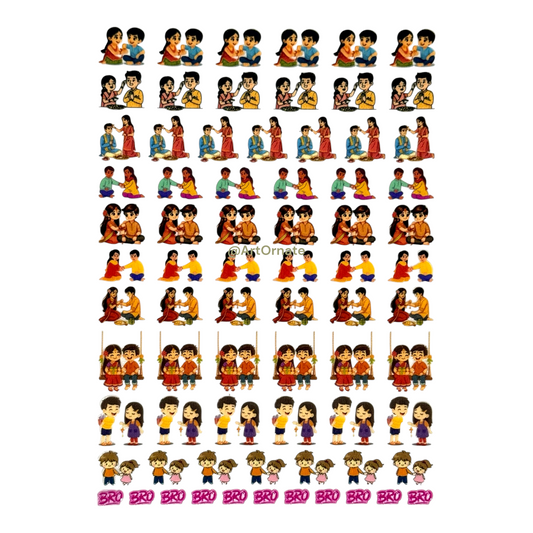 Rakhi UV DTF Sticker (UV050)