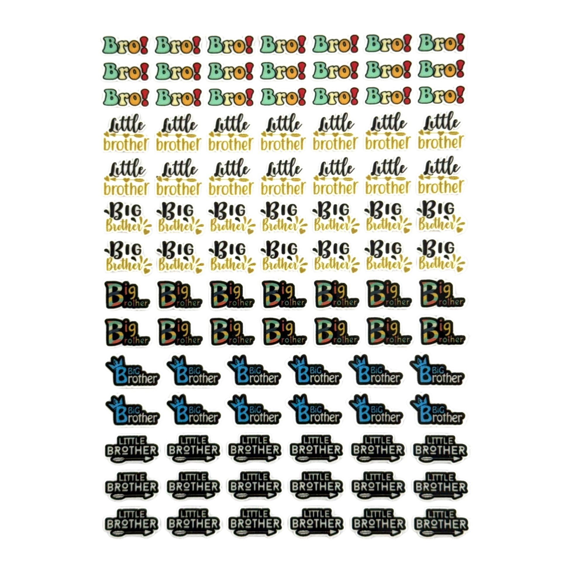 Premium Rakhi UV DTF transfer stickers for resin artists in India easy peel off rakhi design supplies for handmade rakhi