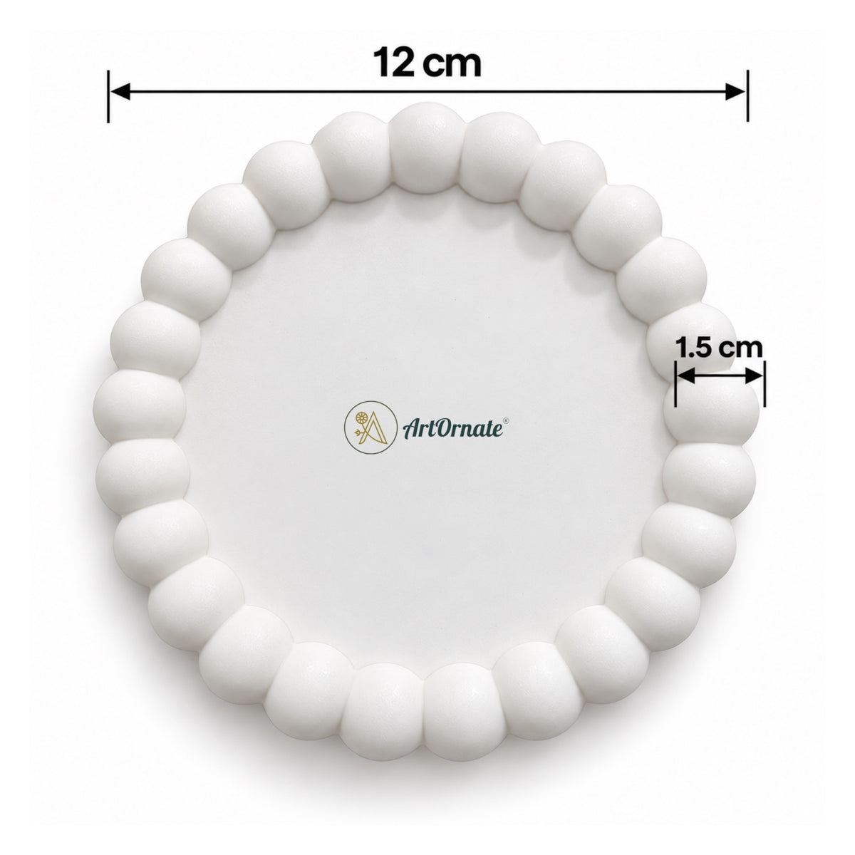Bubble Round Concrete Tray