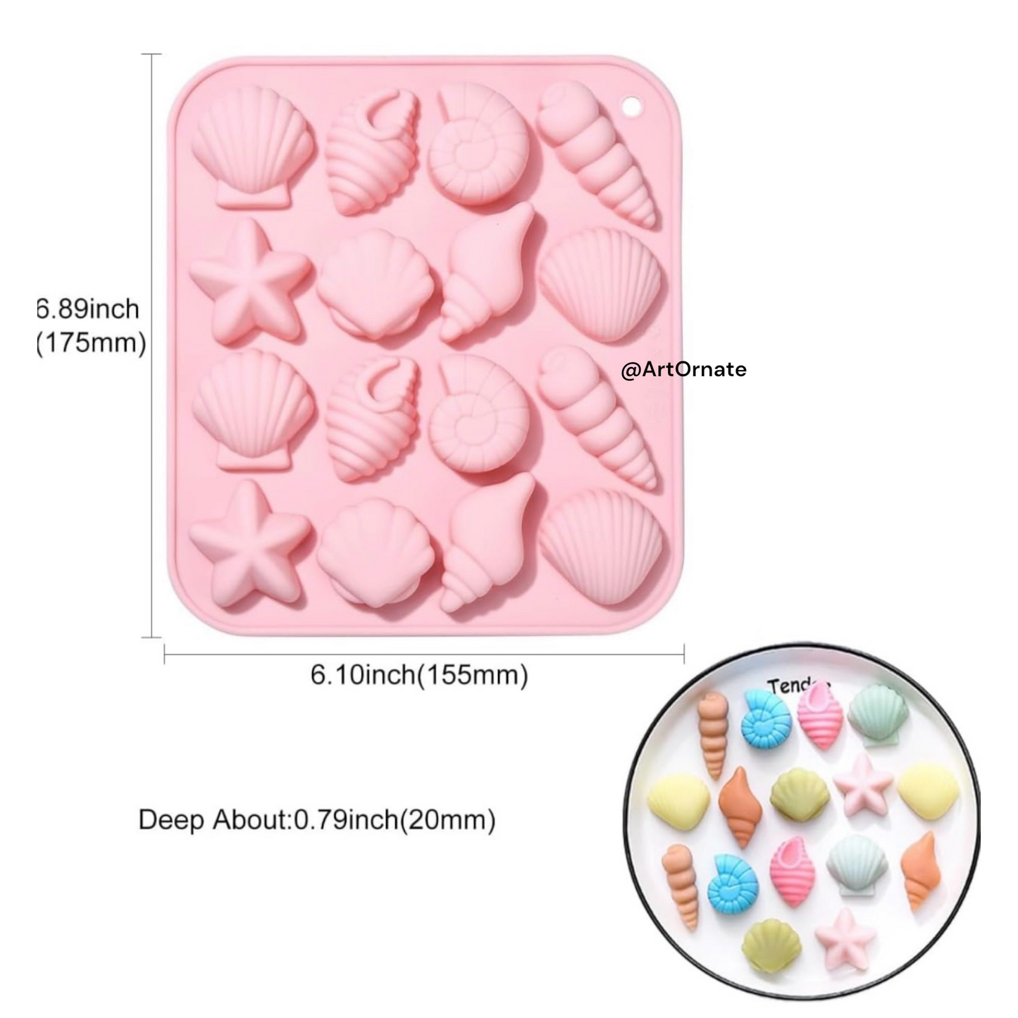 Shell Silicone Mould