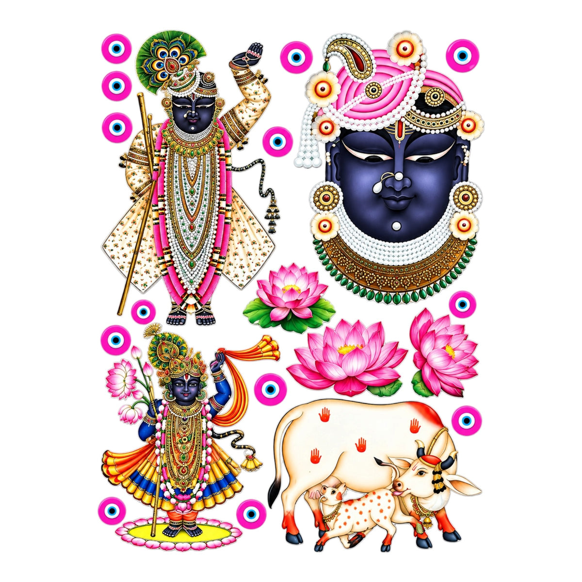 Shrinathji UV DTF Sticker (UV119)