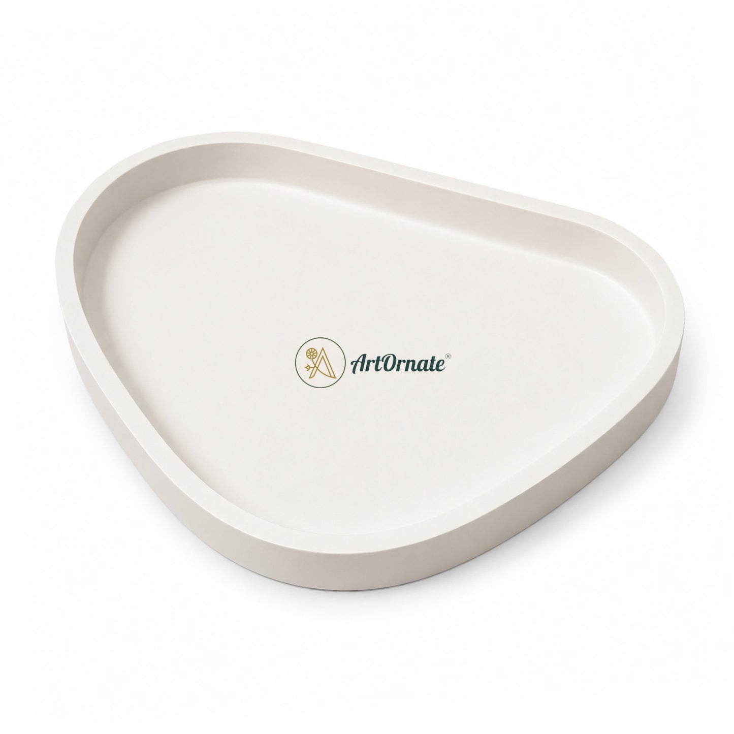 Curved Triangle Concrete Tray