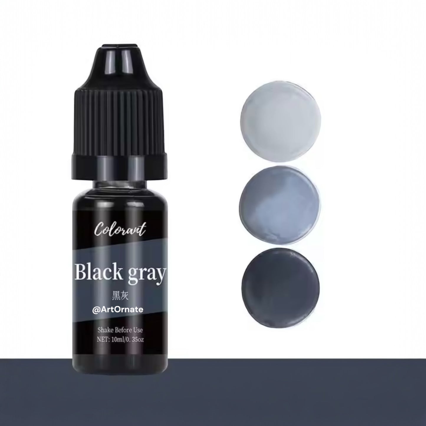Black Grey Pigment for Candle, Soap & Silicone Mould Crafts – Vibrant & Long-Lasting Colours