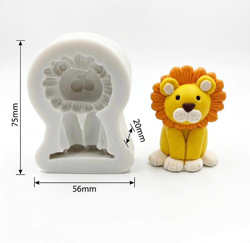 Lion Animal Silicone Mould (27632)