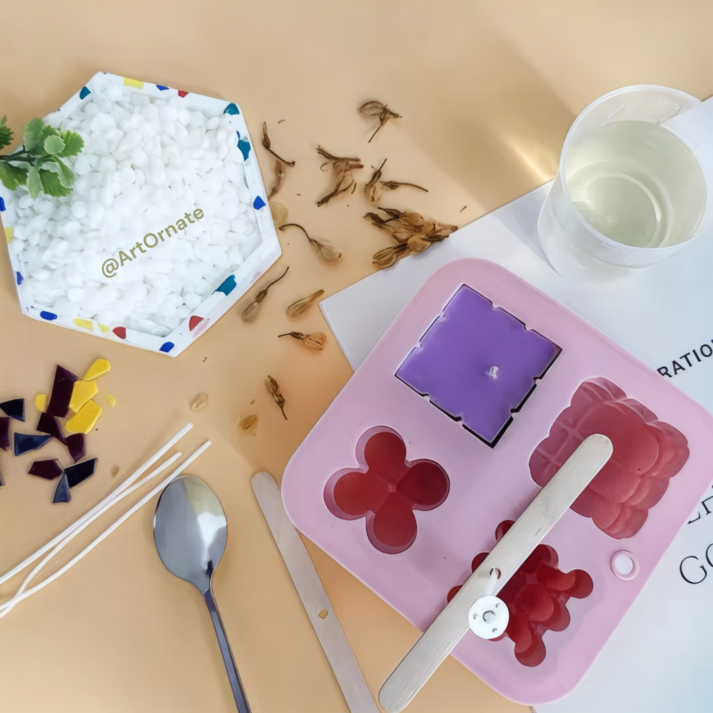 4 Different Cavity Bubble Candle Mould (ACM031)