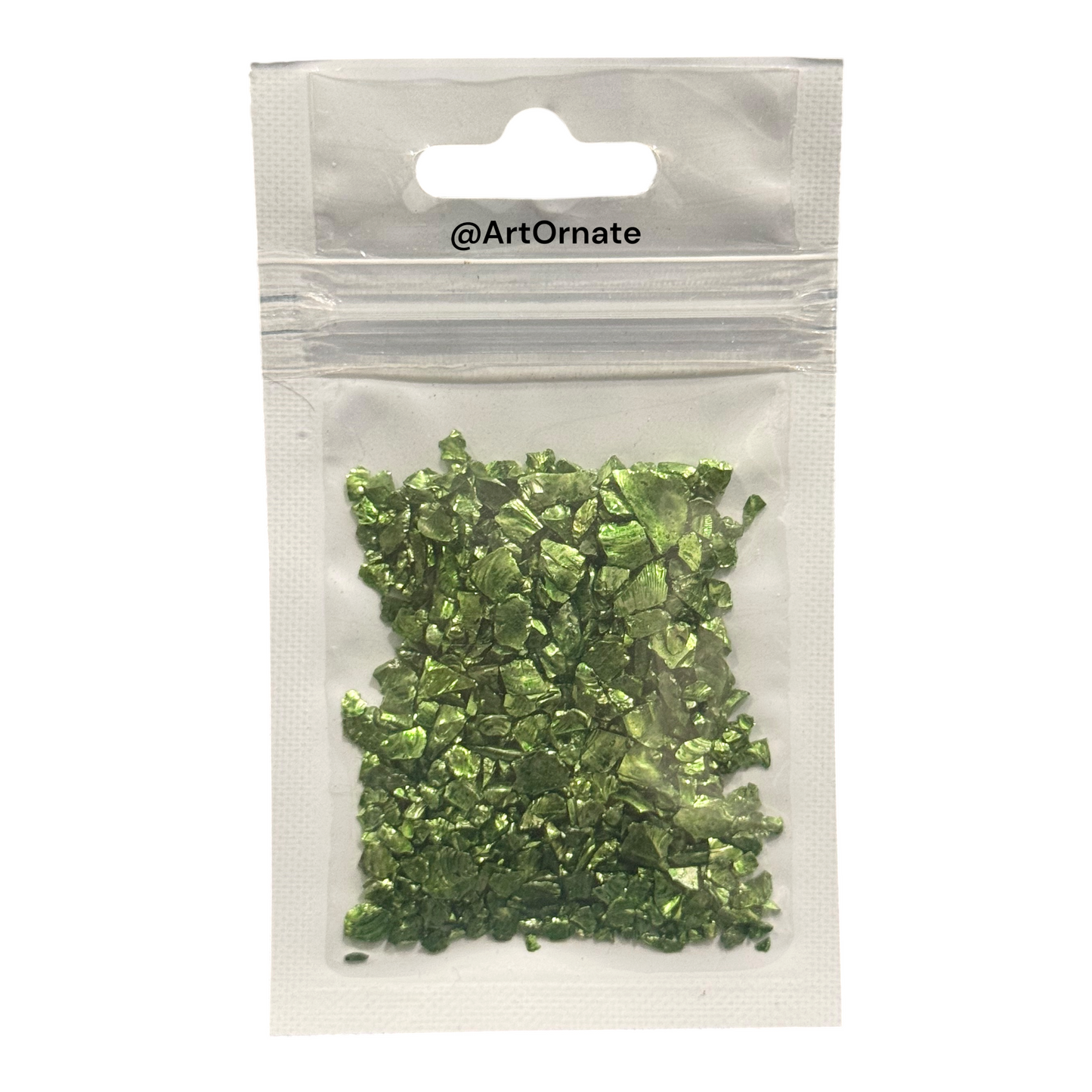 Green Metallic Glass Granules (GRM006)