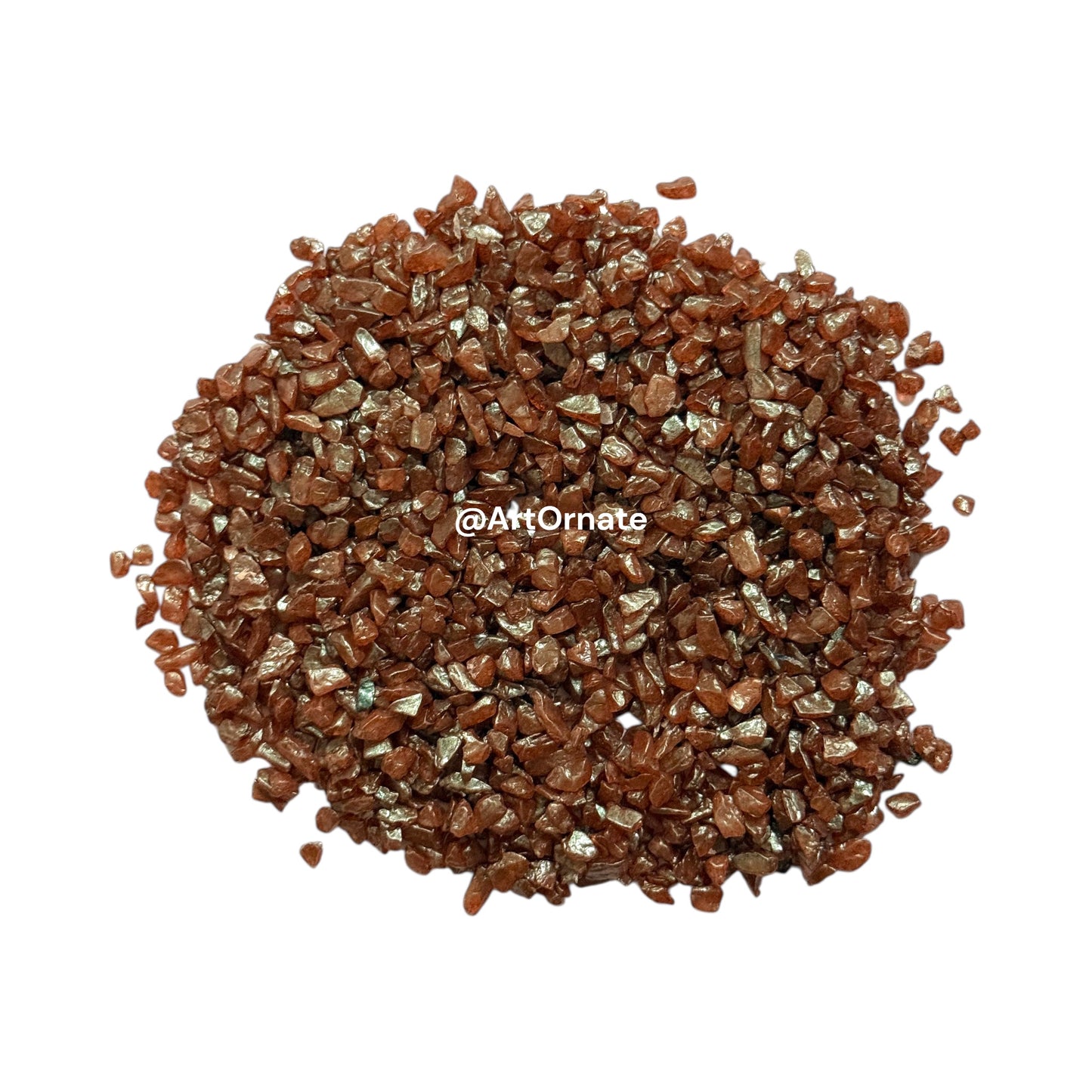 Earthy Brown pearl stones for resin geode art lines and natural texture effects