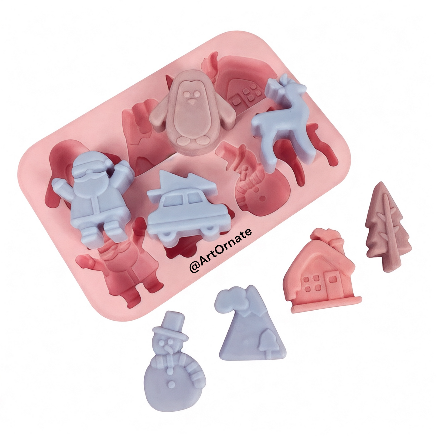 DIY Christmas candle moulds for festive home decor – buy from ArtOrnate