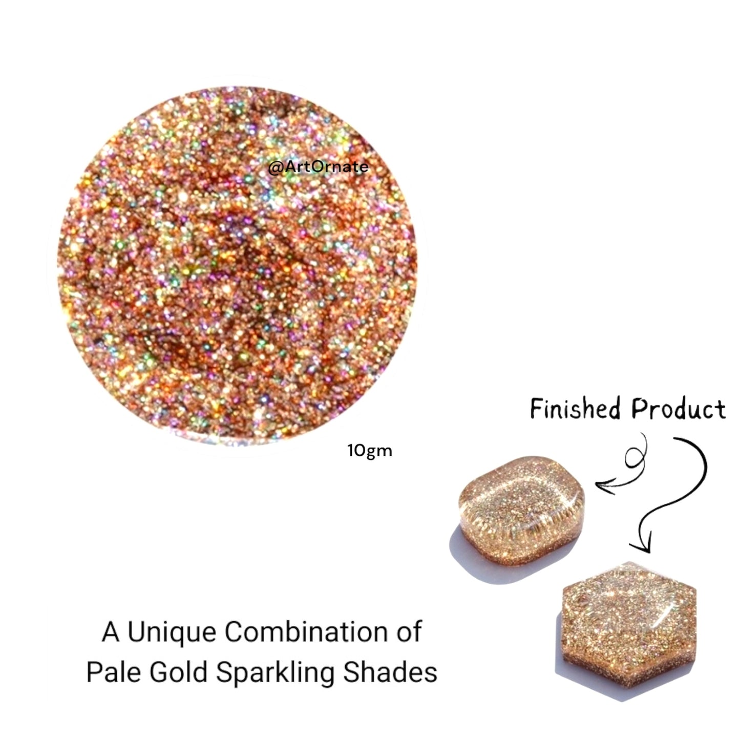 Golden Nebula Cosmic Paste Pigment