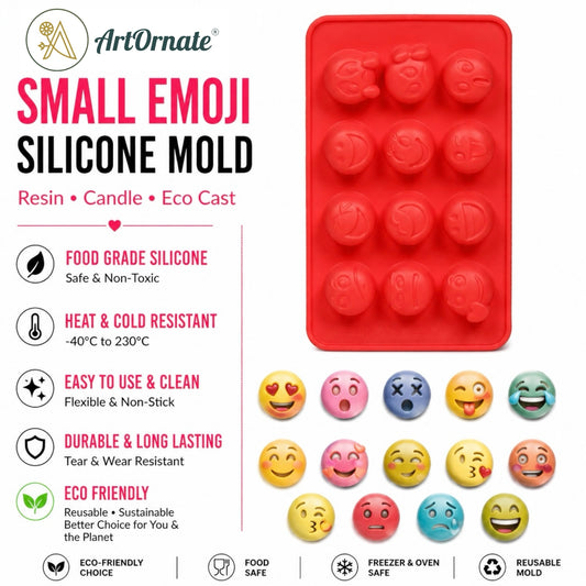 Small Emoji Silicone Mould