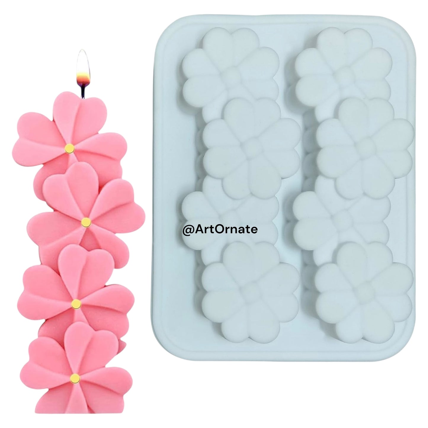 Candle Silicone Mould for Candle Making by ArtOrnate – Premium Quality for Perfect Candle Shapes India