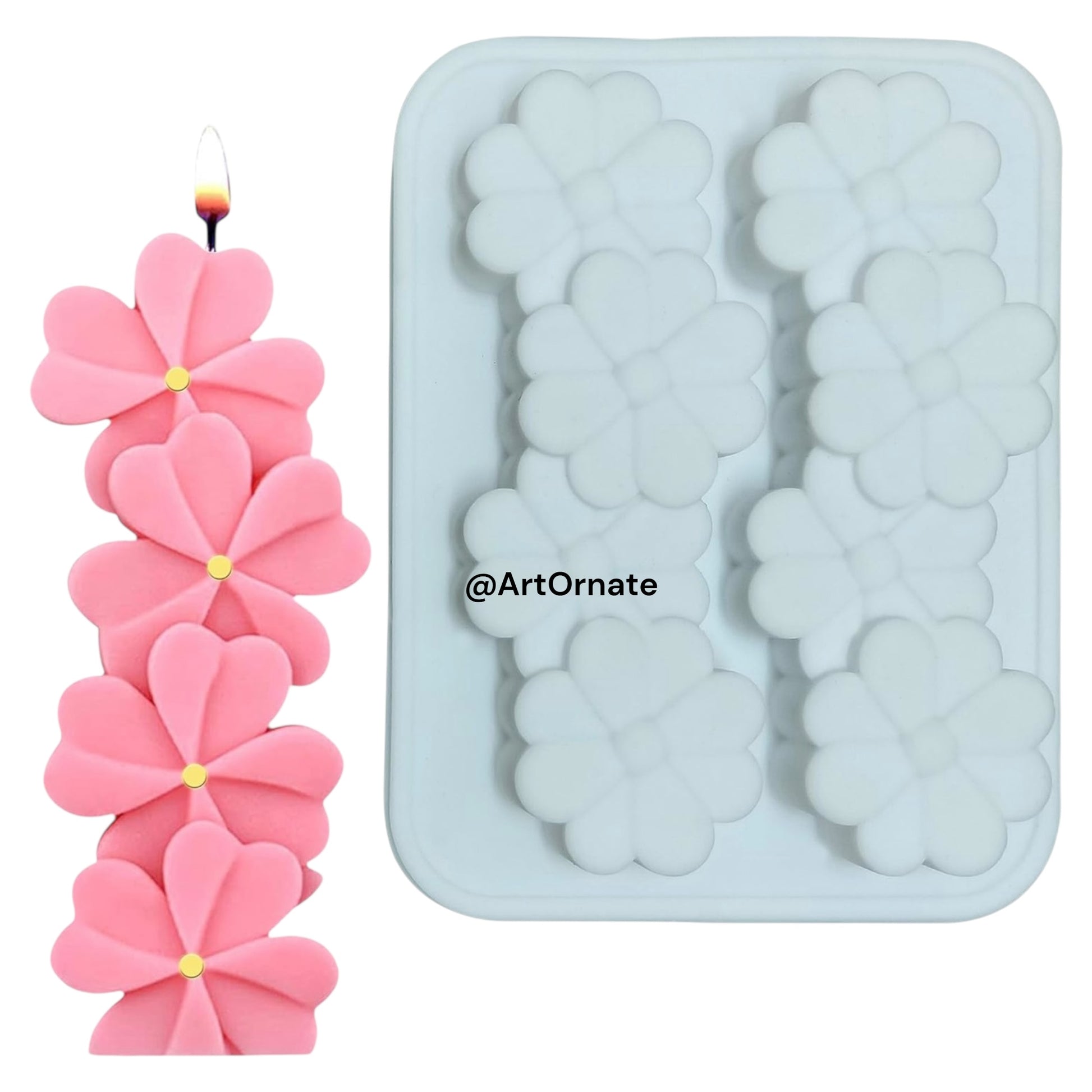Candle Silicone Mould for Candle Making by ArtOrnate – Premium Quality for Perfect Candle Shapes India