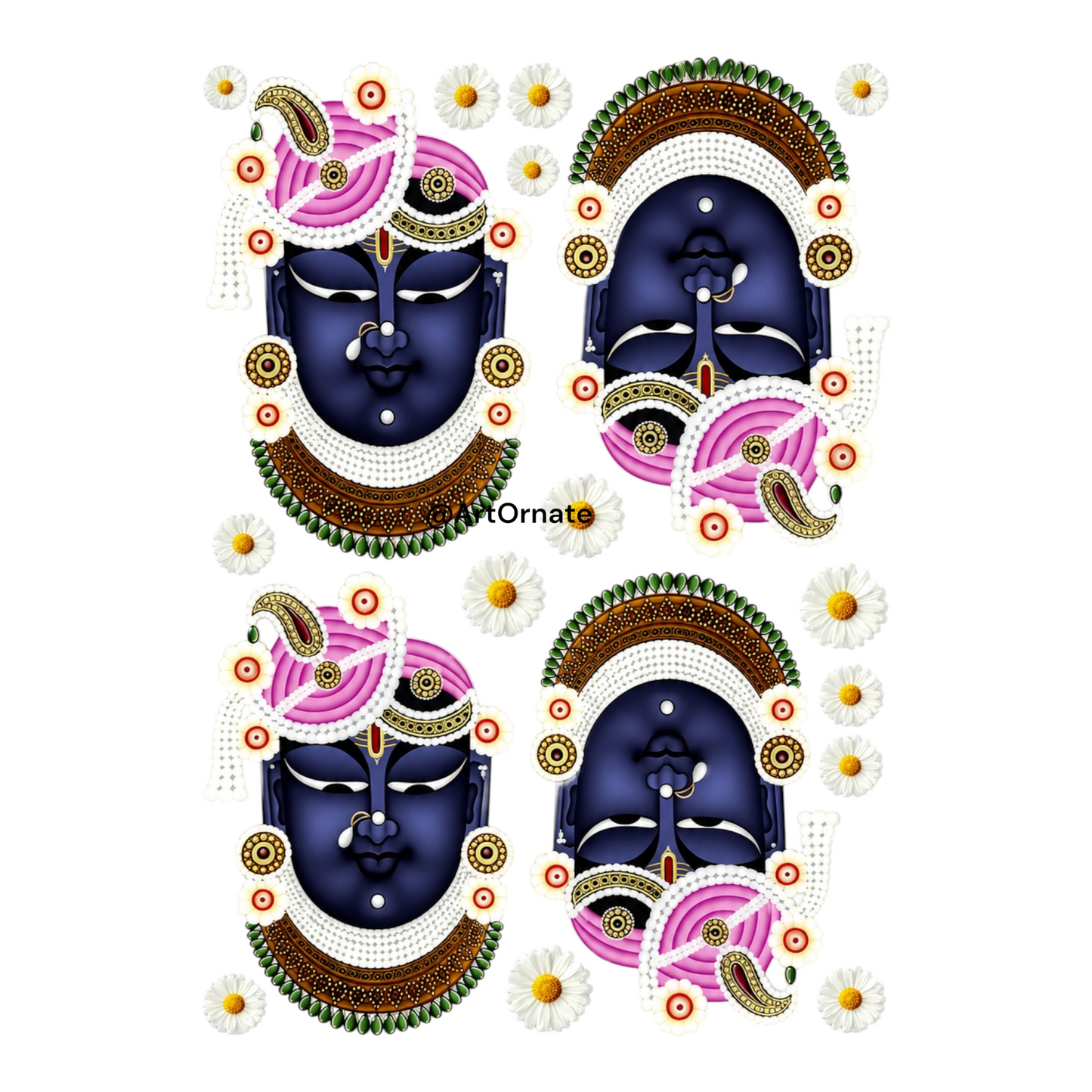 Shreenathji UV DTF Sticker (UV020)