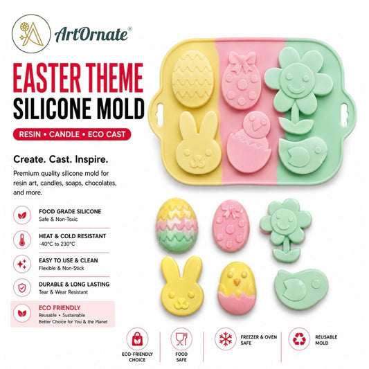 Easter Theme Silicone Mould