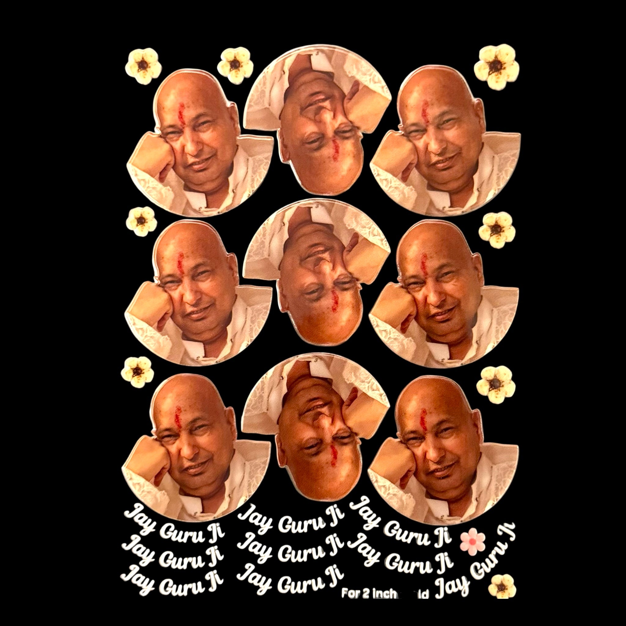 Guruji Sticker Guruji UV DTF Sticker (UV017) – ArtOrnate