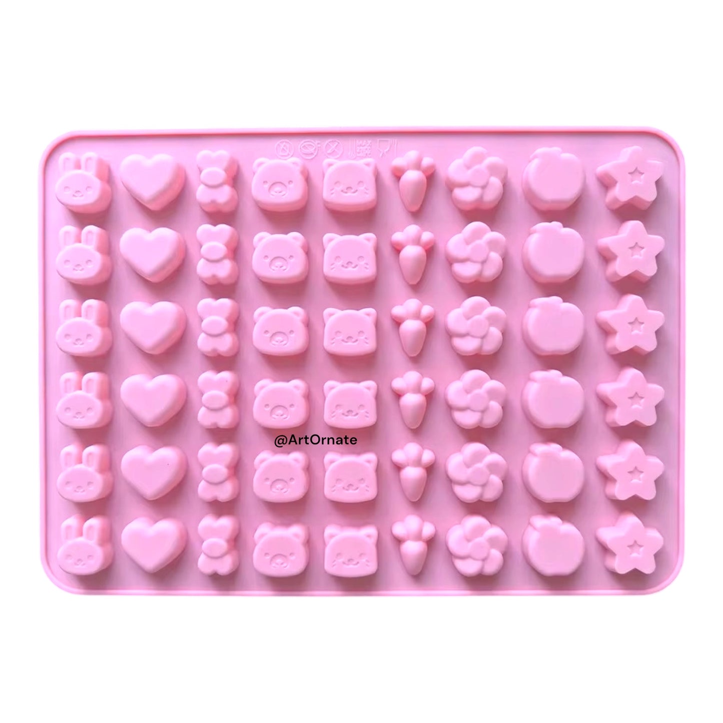 54 Cavity Mix Silicone Mould (ACM033)