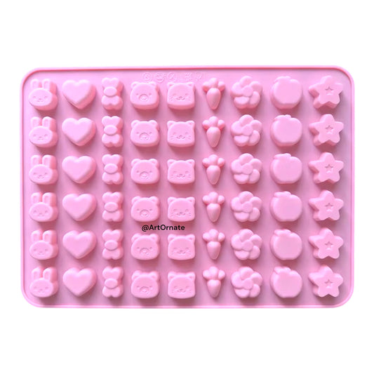 54 Cavity Mix Silicone Mould (ACM033)